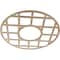 Ekena Millwork O'Neal Wood Fretwork Pierced Ceiling Medallion, Red Oak, 34"OD x 12 3/8"ID x 3/8"T CMWP34X34X0375ONRO - alternate 4